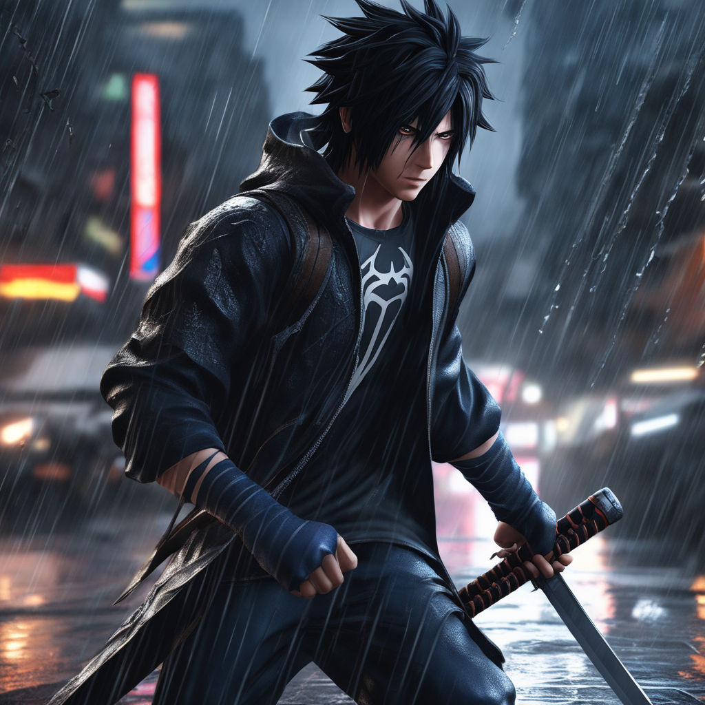 detailed full body portrait sasuke uchiha - Playground