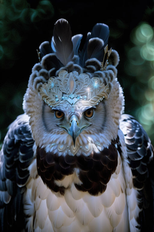 Harpy Eagle with prey