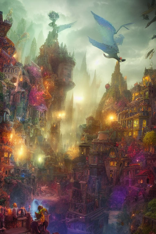 Fantasy City Tree HD wallpaper  Peakpx