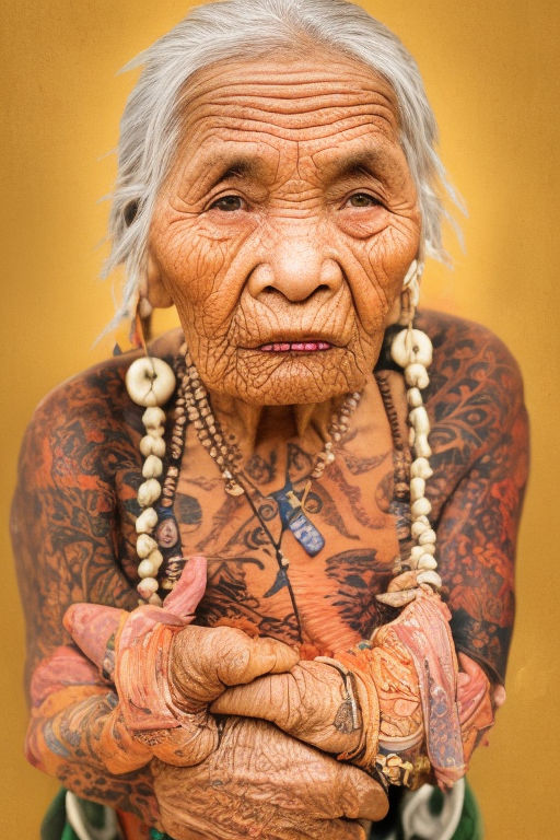 Hung Shen 88 year old Magan Chin woman with face tattoos in Mindat  Myanmar Stock Photo Picture And Rights Managed Image Pic T762622322   agefotostock