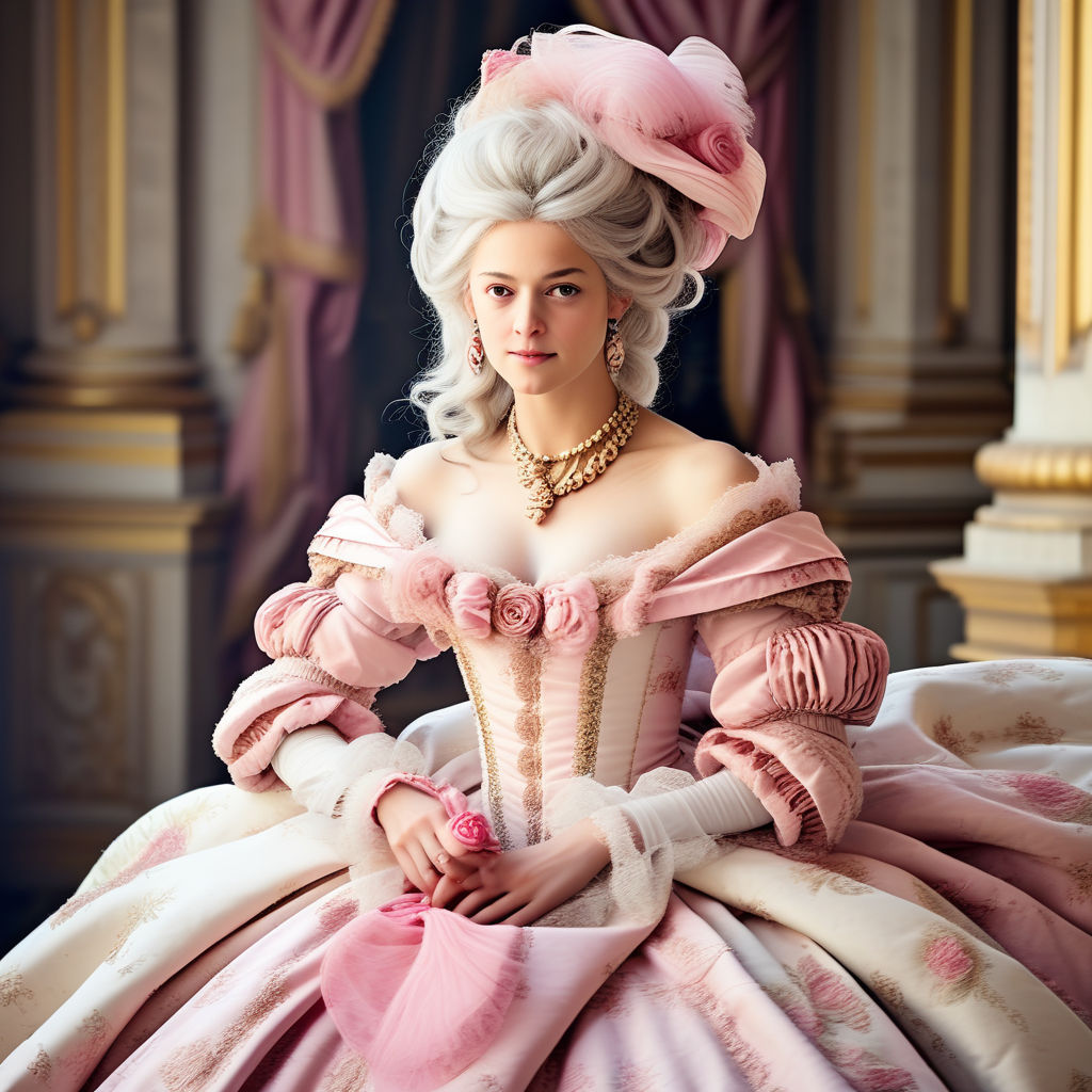 Powder Blue Pink Marie Antoinette Inspired Outfit Custom by Vintage  Opulence on  