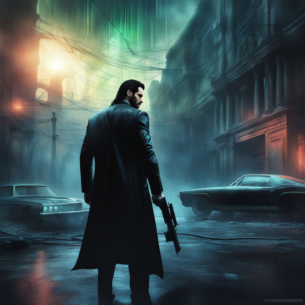 john wick 5 movie poster, Stable Diffusion