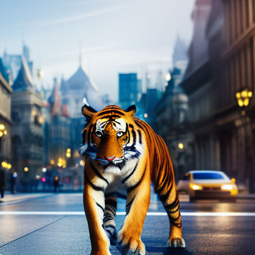 Chinese New Year Tiger 3D Render · Creative Fabrica