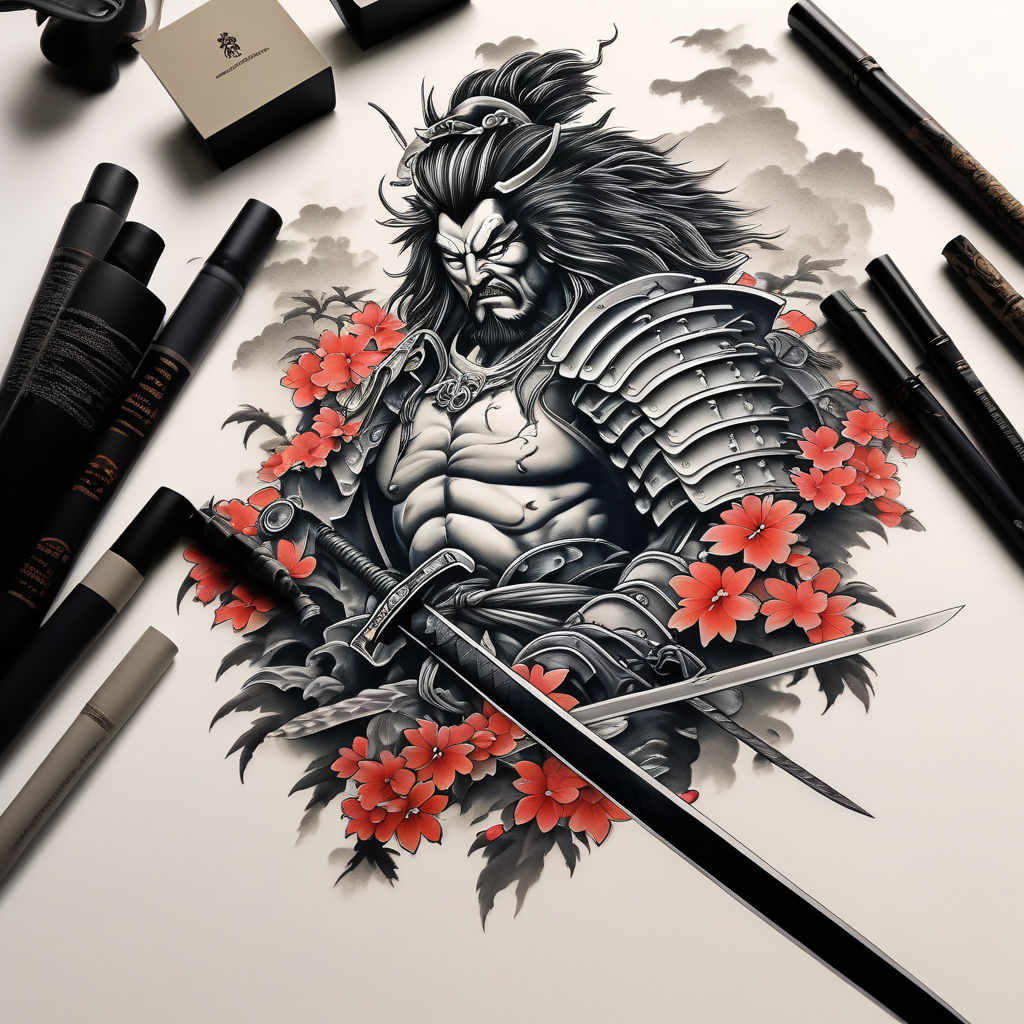 An Illustrated Guide To Samurai Tattoo Meanings | Tatouage samurai,  Tatouage guerrier samouraï, Tatouage samourai