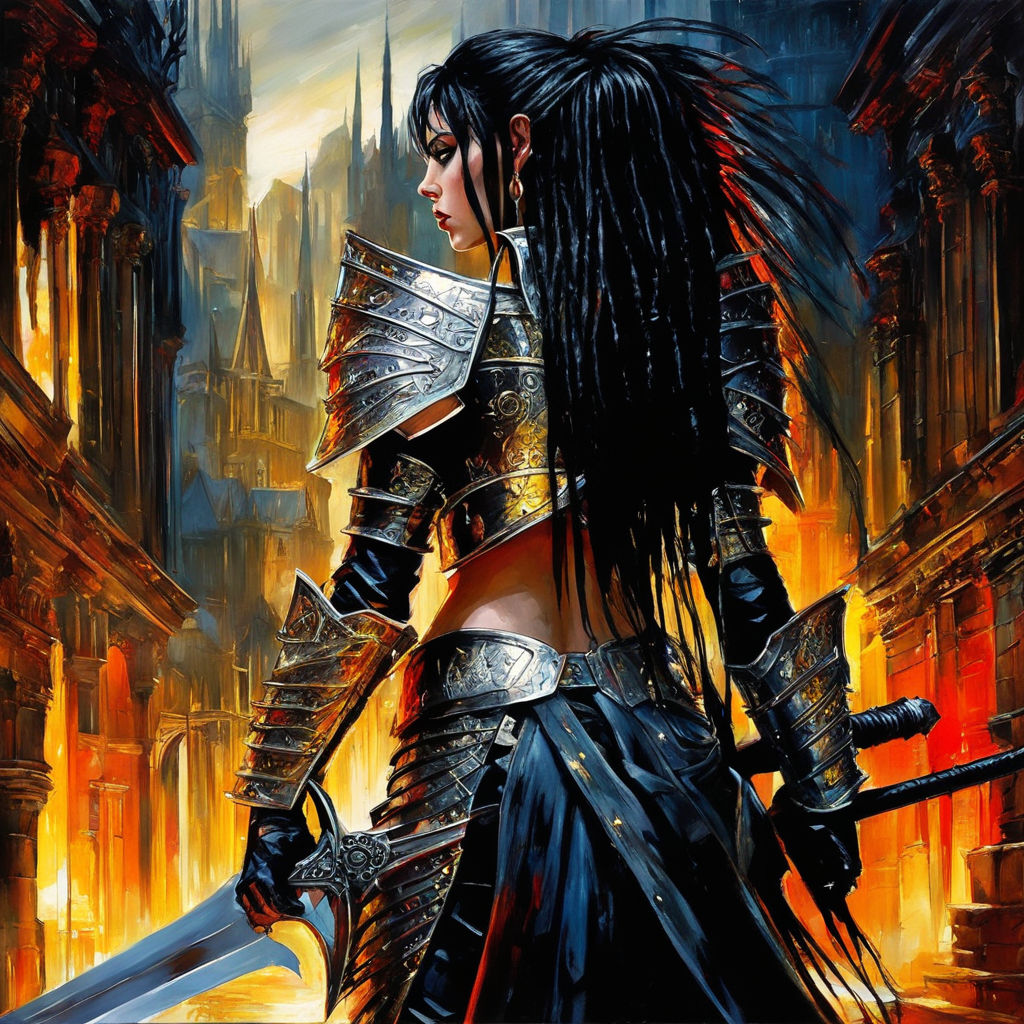 fantasy warrior princess art