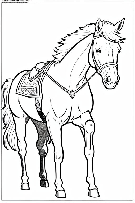 Barnes and Noble Horses Coloring Book For Kids: Horse and Pony Coloring  Book for Kids Ages 4-8 :64pages.- Suitables for markers, coloring pencils,  water colors, gel pens