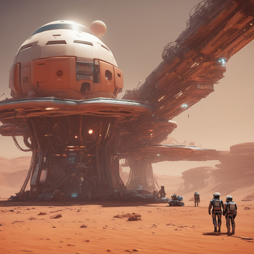 mission to mars concept art