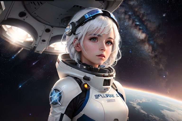 prompthunt an astronaut anime girl in an astronaut suit floating in space  cosmic skies By Makoto Shinkai Stanley Artgerm Lau WLOP Rossdraws  James Jean Andrei Riabovitchev Marc Simonetti krenz cushart Sakimichan  trending