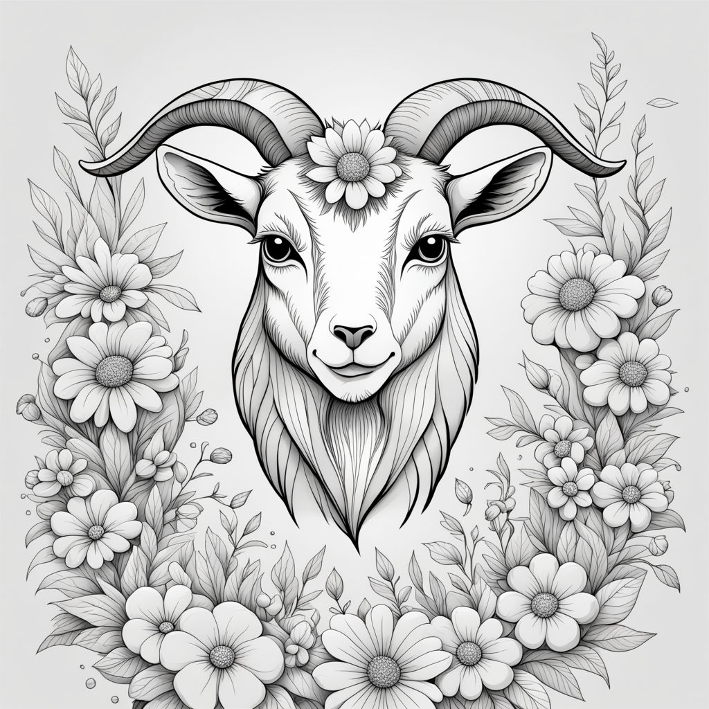 Free Printable Goat Template – Simple Mom Project