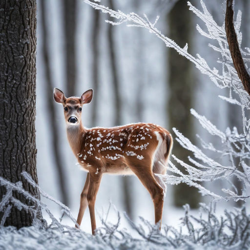 Deer in the Snow