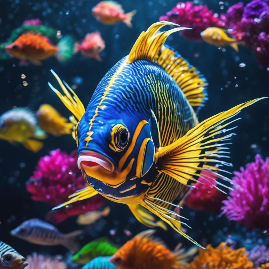 colorful tropical fish wallpaper