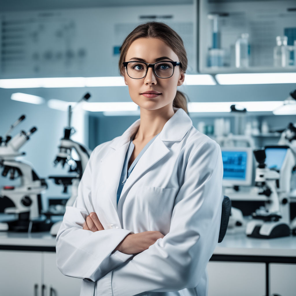 Two Young Characters With Science Club Equipment On White Background Male  And Female Teens Wearing White Coats And Smiling Set Of Scientific Items  With Microscope Science Book Tubes Formulas Stock Illustration 