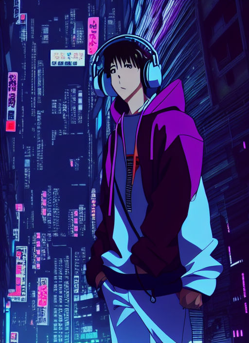 Download wallpaper 840x1336 cyber city anime cyberpunk artwork iphone  5 iphone 5s iphone 5c ipod touch 840x1336 hd background 16663