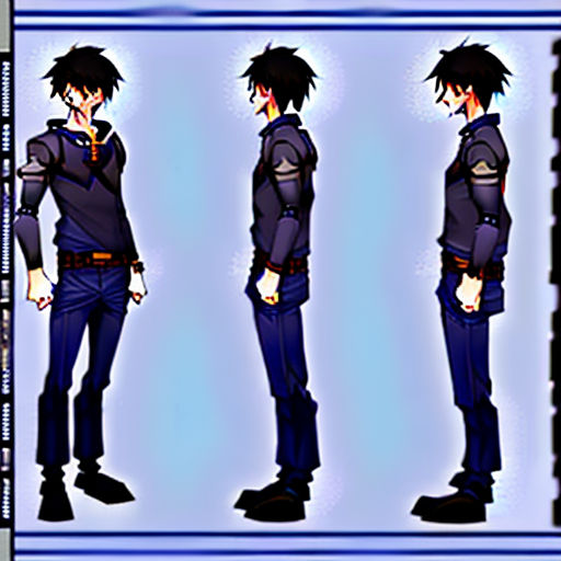 Levi Kazama Anime Character Full Body  Full Body Anime Character PNG Image   Transparent PNG Free Download on SeekPNG