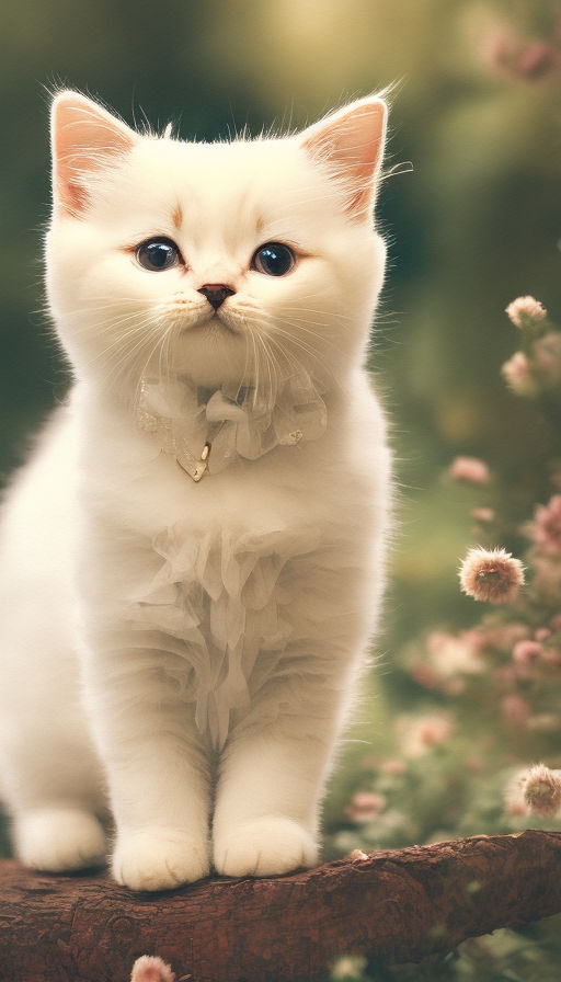 cute white kitten wallpapers