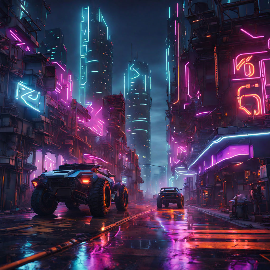 Cyberpunk 2077, cyber, neon, Futurism, futuristic, dark, night