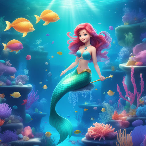 cute disney princess ariel