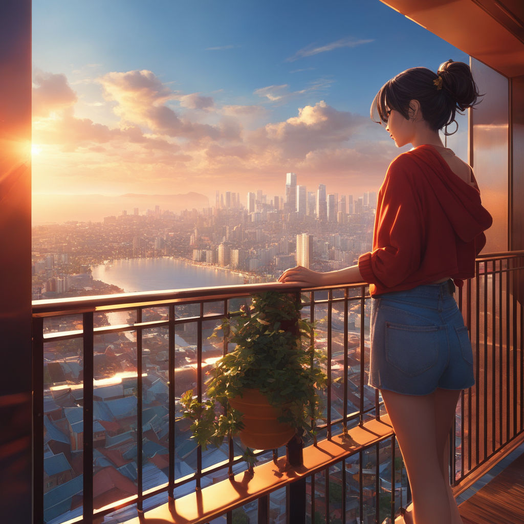 Anime rooftop HD wallpapers | Pxfuel