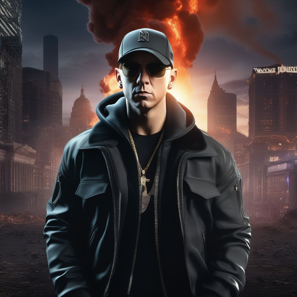 Poster Eminem - glasses