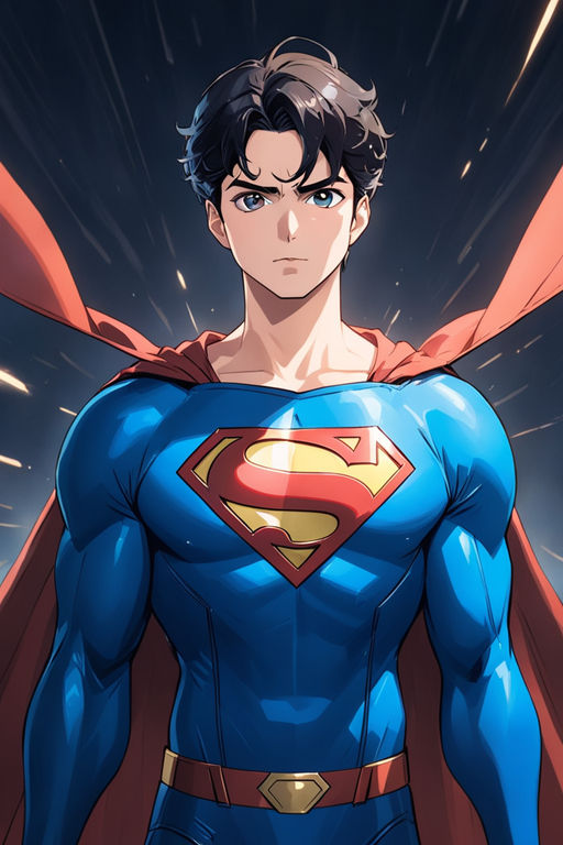 Superman (Anime Version) by Gabrieldammin on DeviantArt