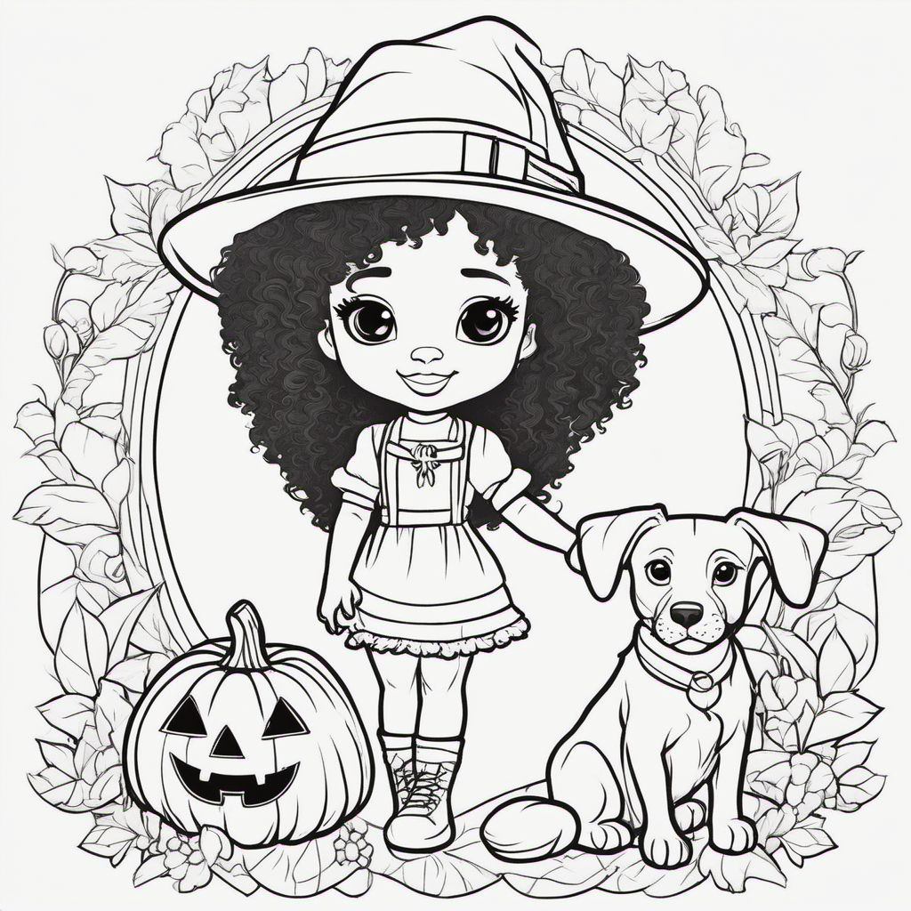 African Girl Black Woman Coloring Pages