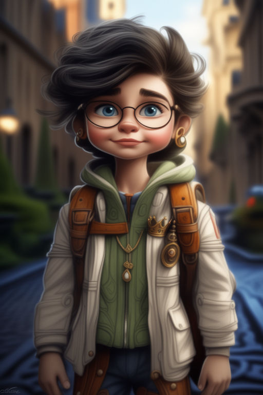 cute cartoon characters to draw with big eyes