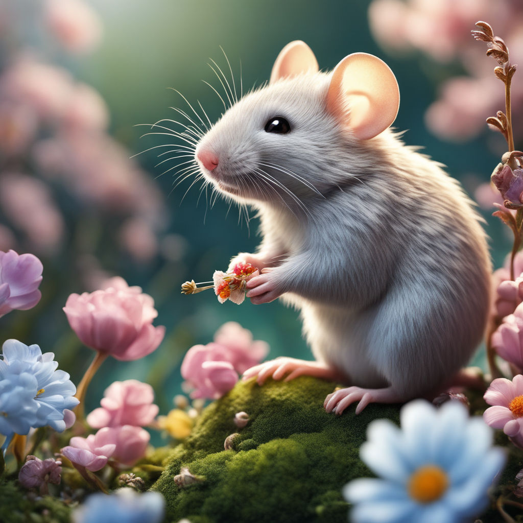 Free AI Image | Cute rat living outdoors