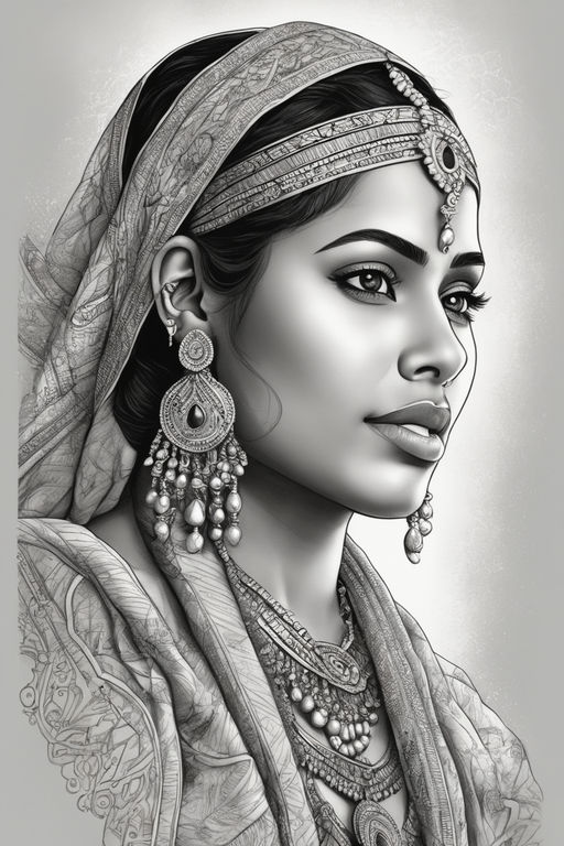 Page 4  Indian Girl Drawing Images  Free Download on Freepik