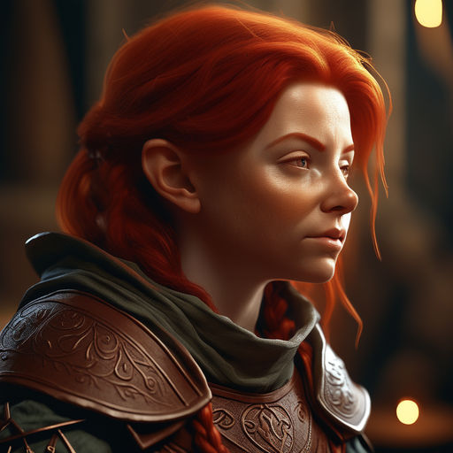 halfling rogue red hair