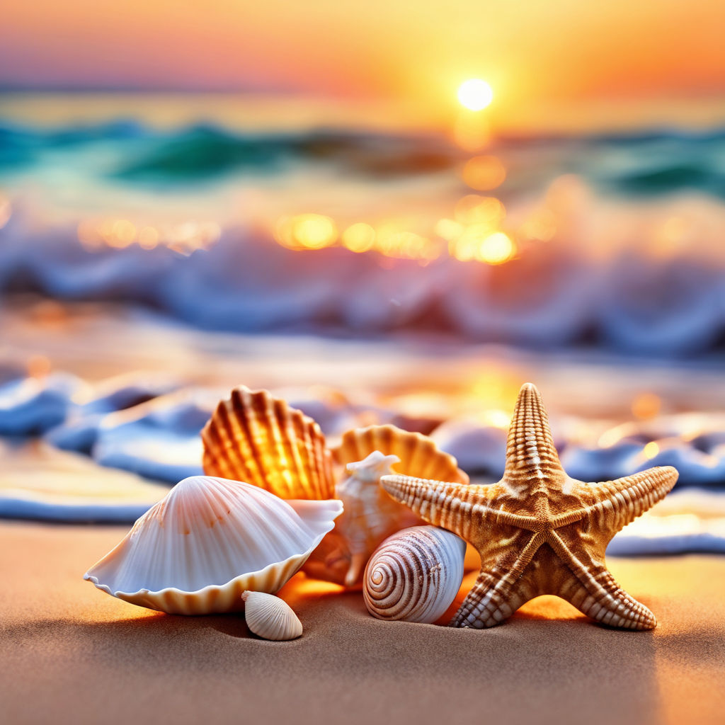 beautiful sea shells