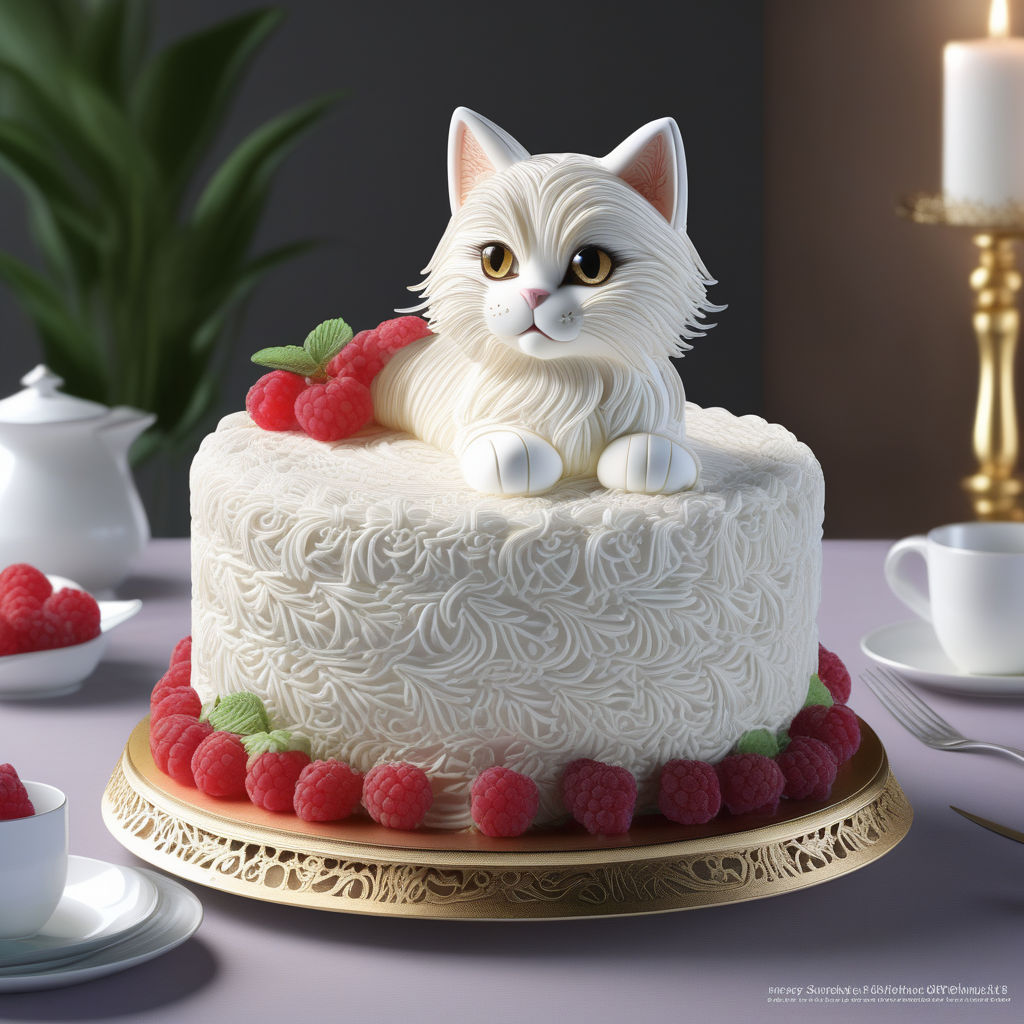 Aristocats Marie Birthday Cake - CakeCentral.com