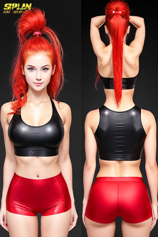 glossy sports bra - Playground