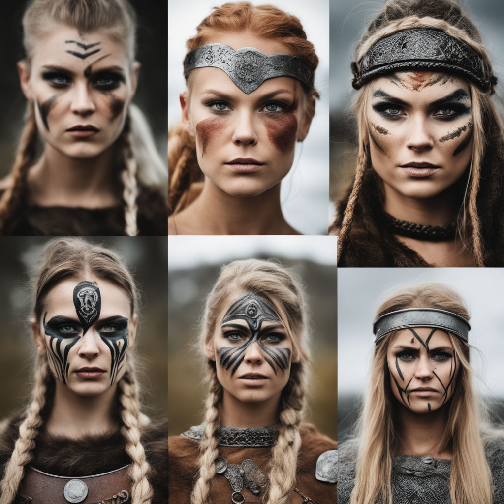 viking face paint