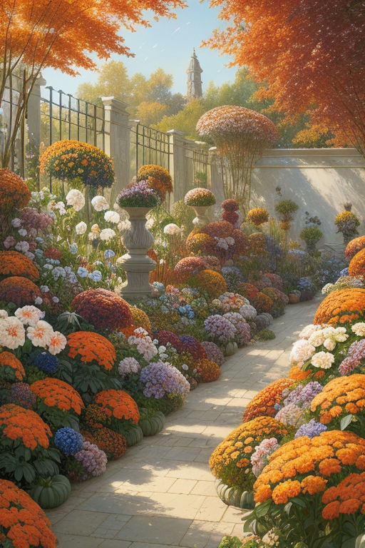 A stunning fall garden. Beatrice Parsons