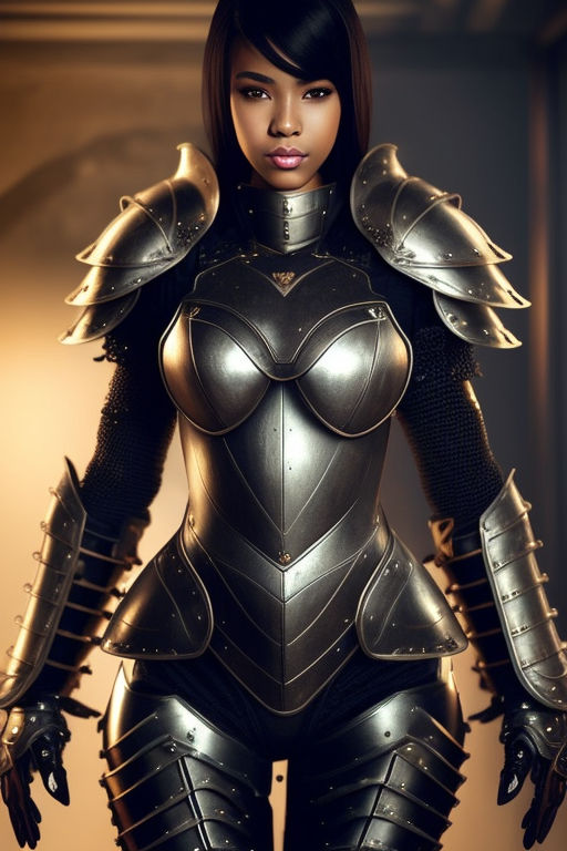 photo of a young female knight with giant boobs, game of thrones