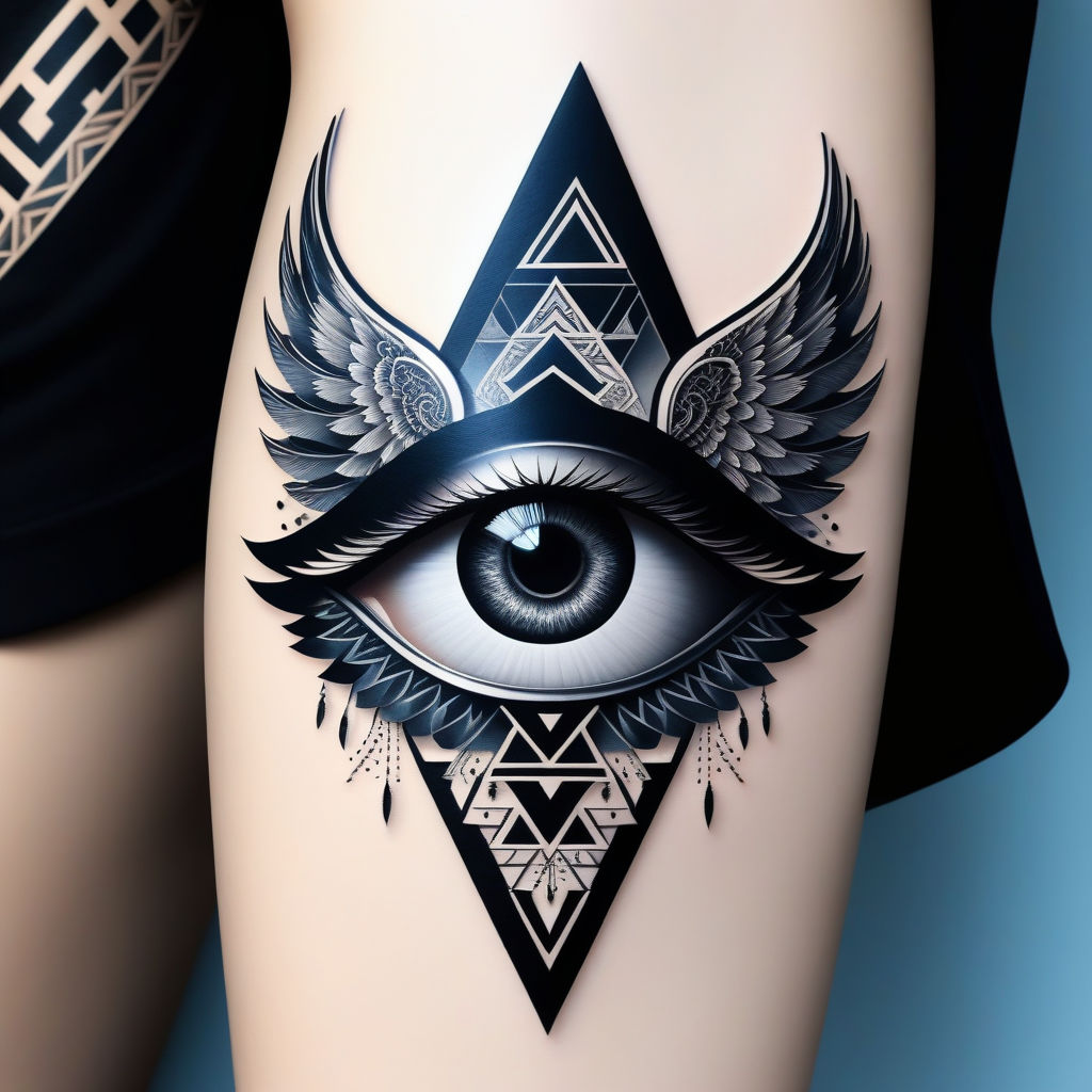 79 Triangle Circle Inside Tattoo Images, Stock Photos, 3D objects, &  Vectors | Shutterstock
