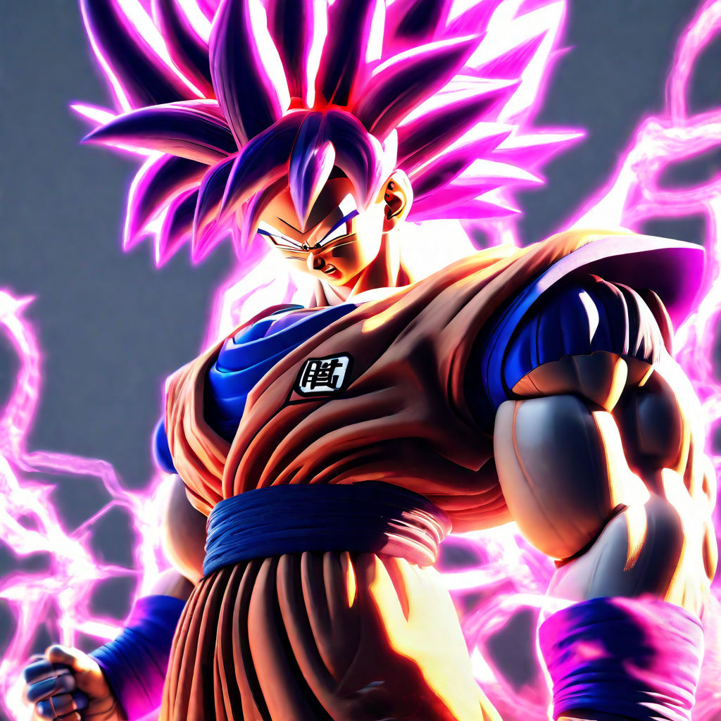 ArtStation - Super Saiyan Rosé Goku Black (Drip)