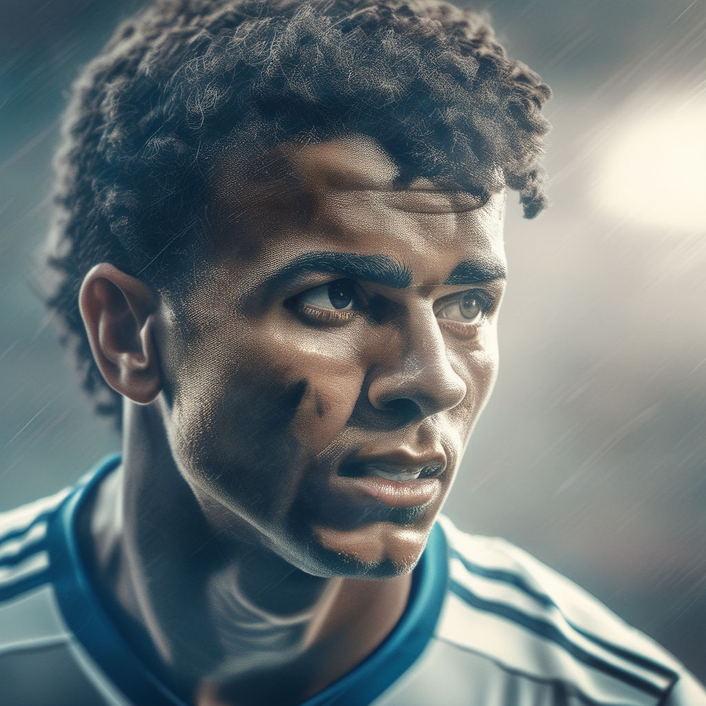 Leroy Sane (Manchester City) Portrait, Portrait, Headshot, Head