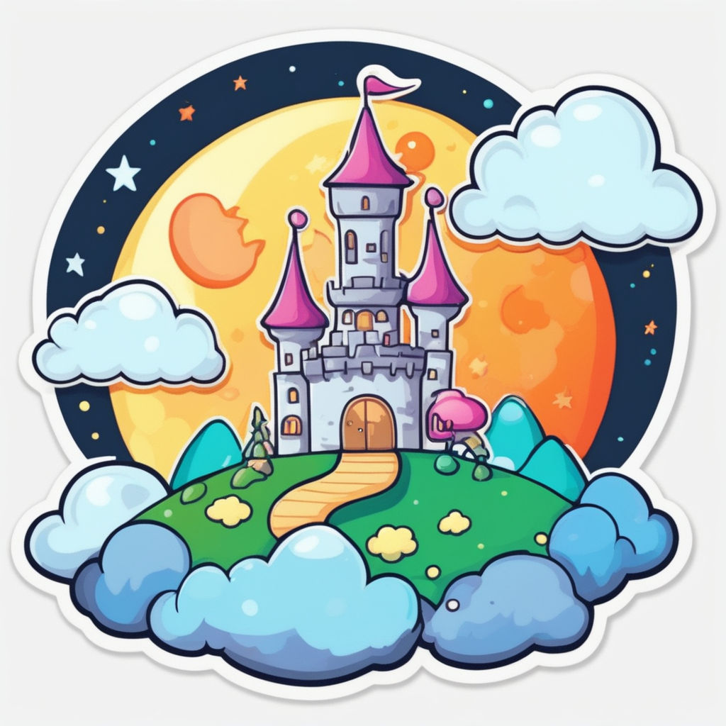 Super Mario Beautiful Princess Peach Sticker - Download Now!