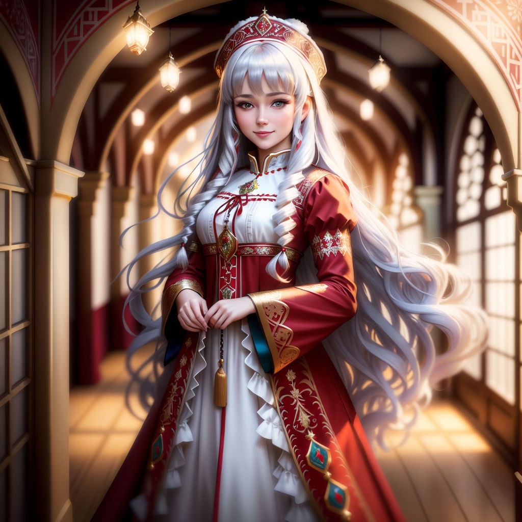 Vector illustration of anime princess with... - Stock Illustration  [95073396] - PIXTA