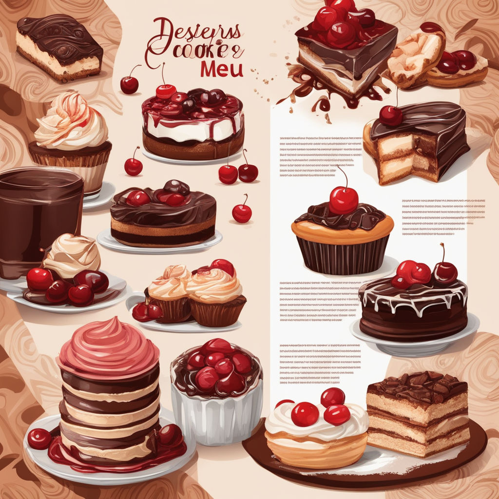 Flyer design for cake shop | Cake shop, Food menu design, Food poster design