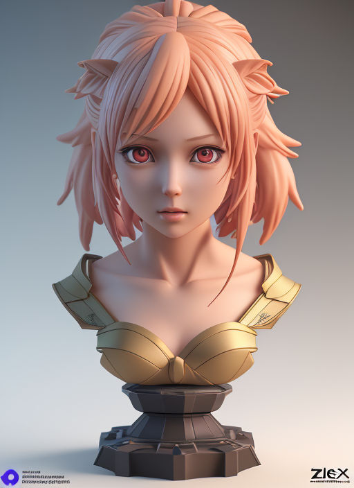 Yuno Gasai - Mirai Nikki 3D Print Figure 3D model 3D printable