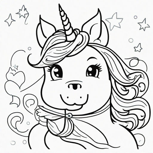 Unicorn Coloring Book: for Kids Ages 4-8 (US Edition) (Silly Bear Coloring  Books