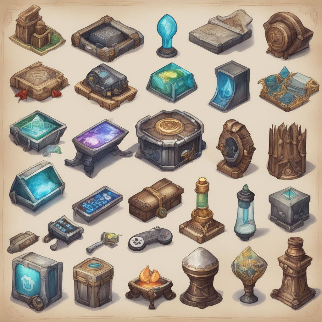 ArtStation - UI: Character Equipment Icons