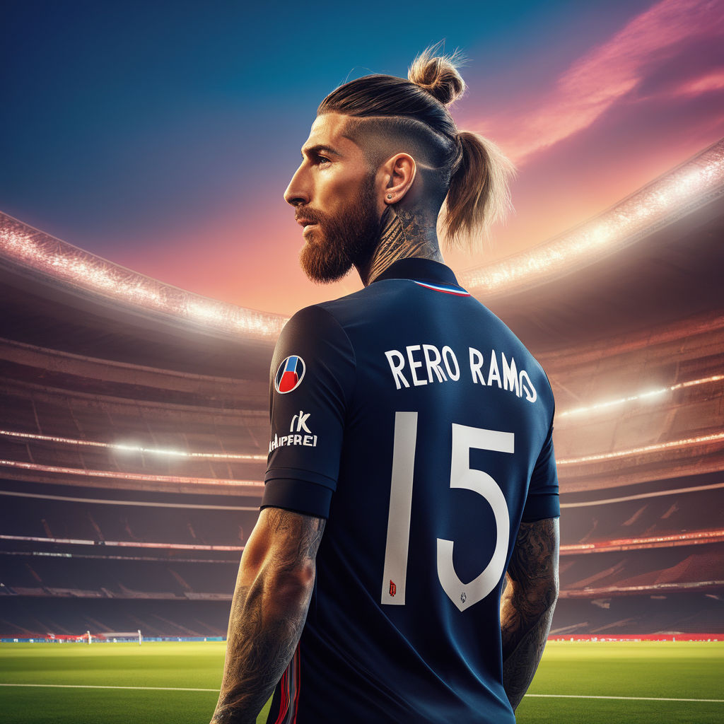 PSG Sergio Ramos 3d hoodie and shirt