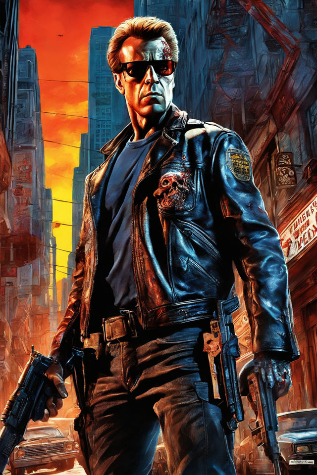 terminator 2 poster hd