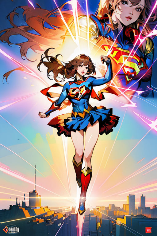 Supergirl anime by Artimator