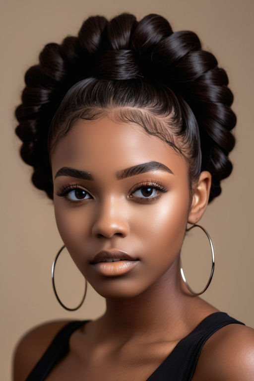 Beautiful Natural Hair Style