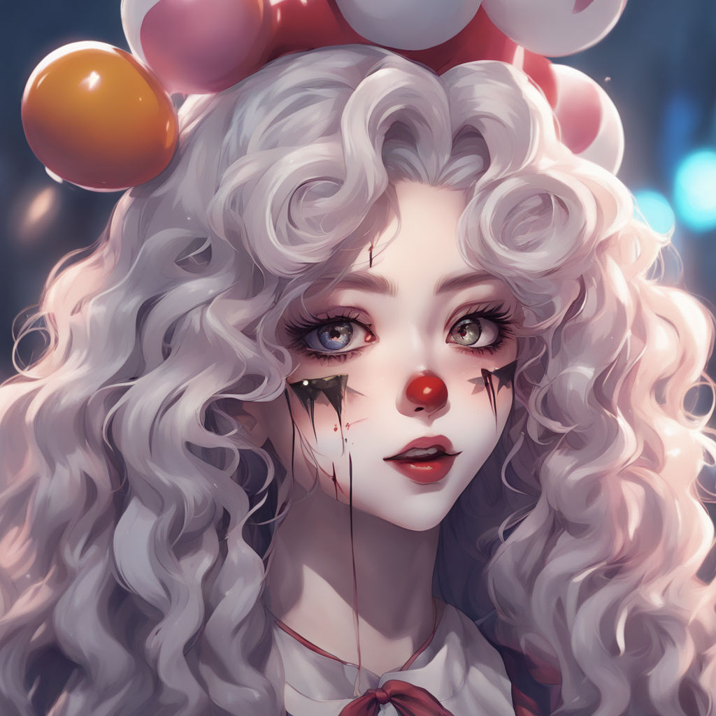 Little Clown 🤡💗 : r/AnimeART