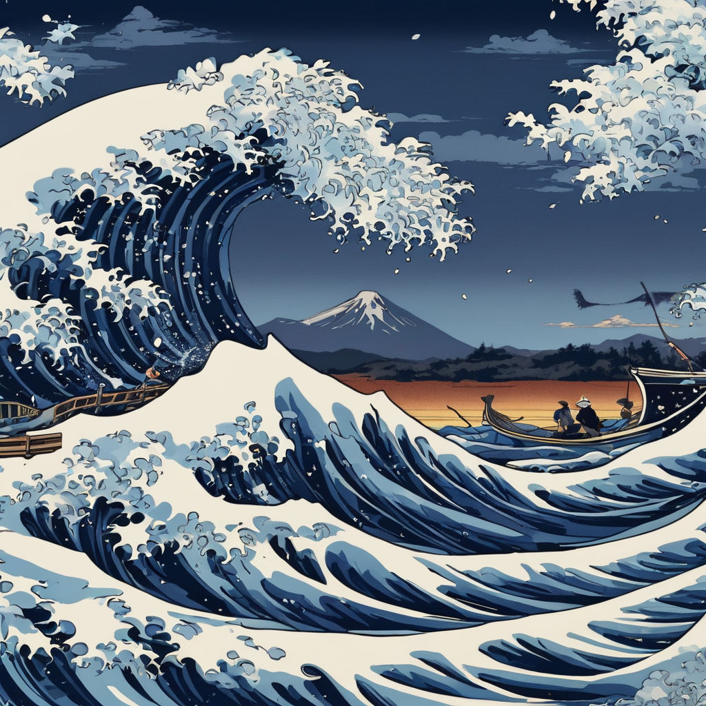 An Exquisite Paper Cut-Out Inspired by 'The Great Wave Off Kanagawa' by  Hokusai